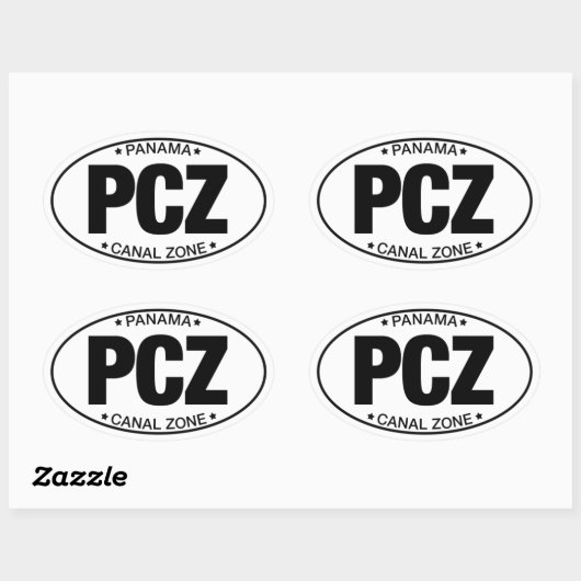 PCZ - Panama Canal Zone Sticker (Vel)