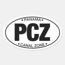 PCZ - Panama Canal Zone Sticker