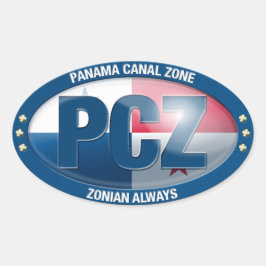 PCZ - Panama Canal Zone: Zonian Altijd, Sticker