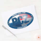 PCZ - Panama Canal Zone: Zonian Altijd, Sticker (Envelop)