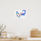 PD0052  Barber Shop Quartet Concert Poster. Poster (Keuken)