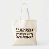 PD is slechts een Word Brown Tote Bag (Voorkant)