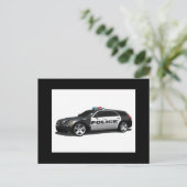 PD Politieacademie Afstudeerder Lights CUFF Briefkaart (Staand voorkant)