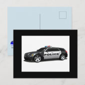 PD Politieacademie Afstudeerder Lights CUFF Briefkaart (Voorkant / Achterkant)