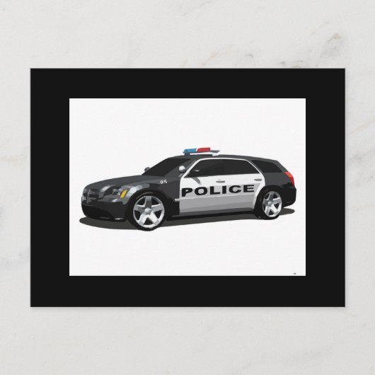 PD Politieacademie Afstudeerder Lights CUFF Briefkaart (Voorkant)