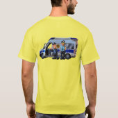 PD Politieacademie Afstudeerder Lights CUFF T-shirt (Achterkant)