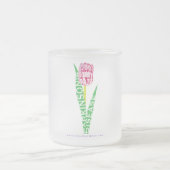 PD Wordy Tulip Matglas Koffiemok (Center)