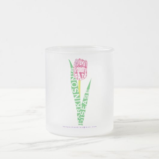 PD Wordy Tulip Matglas Koffiemok (Center)