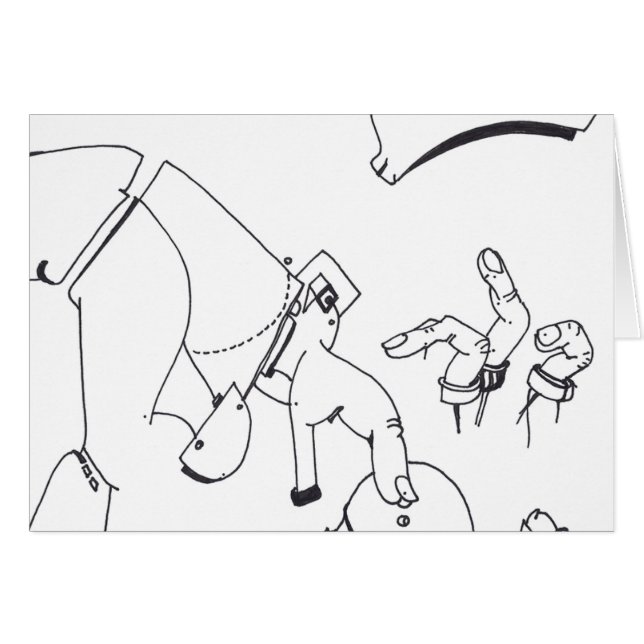 PDD kleine weetekeningen, surrealistische prothese (Voorkant Horizontaal)