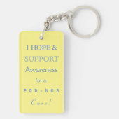 PDD-NOS Angel Puzzle Awareness Ribbon Sleutelhange Sleutelhanger (achterkant)