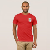 PDD-NOS Bewustmaking Puzzle Ribbon T-shirt (Voorkant volledig)