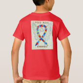 PDD-NOS Bewustmaking Puzzle Ribbon T-shirt (Achterkant)