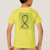 PDD-NOS Bewustmaking Puzzle Ribbon T-shirt (Achterkant)