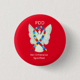 PDD-NOS (niet anders gespecificeerd) Angel-lintpij Ronde Button 3,2 Cm
