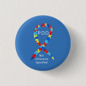 PDD-NOS (niet anders gespecificeerd) het Koolstofp Ronde Button 3,2 Cm (Voorkant)