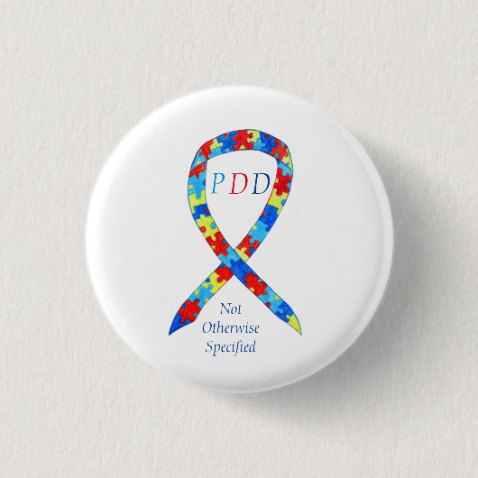 PDD-NOS (niet anders gespecificeerd) het Koolstofp Ronde Button 3,2 Cm (Voorkant)