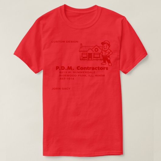 PDM-contractanten T-shirt (Design voorkant)