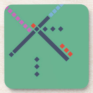 PDX Airport Carpet Bier Onderzetter