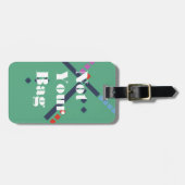 PDX Airport Carpet "Not Your Bag" Bagagelabel (Voorkant horizontaal)