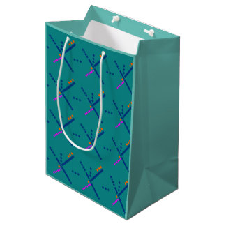PDX Airport Carpet Portland Oregon Medium Gift Bag Cadeauzakje