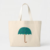 PDX Airport Carpet Umbrella Large Canvas tas (Voorkant)