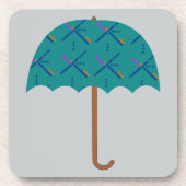 PDX Airport Carpet Umbrella Onderzetter (Voorkant)