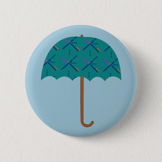 PDX Airport Carpet Umbrella Ronde Button 5,7 Cm (Voorkant)