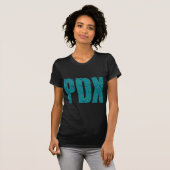 PDX Letters Portland Airport Carpet T-shirt (Voorkant volledig)