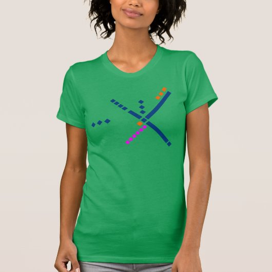 PDX Portland Airport Carpet T-shirt (Voorkant)