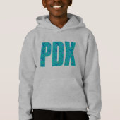PDX Portland Airport Carpet Text Sweatshirt (Voorkant)
