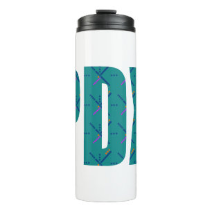 PDX Portland Airport Carpet Text Thermosbeker