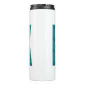 PDX Portland Airport Carpet Text Thermosbeker (Achterkant)