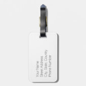 PDX Portland Airport Code bagagelabel (Achterkant verticaal)