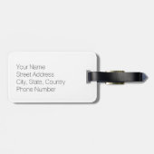 PDX Portland Airport Code bagagelabel (Achterkant horizontaal)