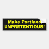 PDX-realiteit Bumpersticker (Voorkant)