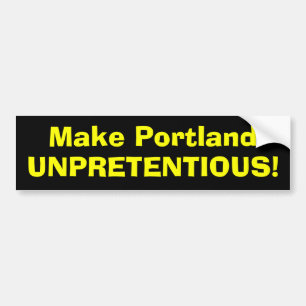 PDX-realiteit Bumpersticker