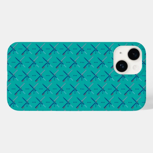 PDX Tapijt iPhone Hoesje (Achterkant (horizontaal))