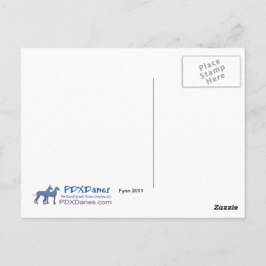 PDXDanes Fynn Briefkaart 2011 (Achterkant)