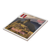 PE025 MACHU PICCHU, Cozco, Peru Tegeltje (Zijkant)