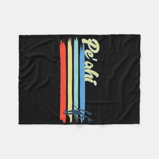 Pe’ahi Surf Beach, Peahi Surfing Guy Fleece Deken (Voorkant (Horizontaal))