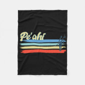Pe’ahi Surf Beach, Peahi Surfing Guy Fleece Deken (Voorkant)