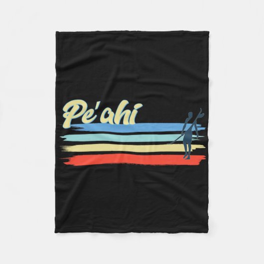 Pe’ahi Surf Beach, Peahi Surfing Guy  Fleece Deken (Voorkant)