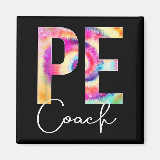 Pe Coach Tie Dye Back To School Women Appreciation Magneet (Voorkant)