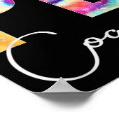 Pe Coach Tie Dye Back To School Women Appreciation Poster (Hoek)