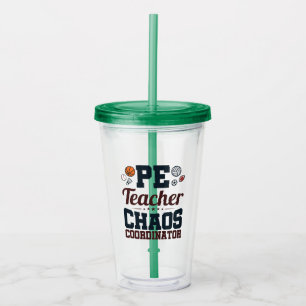 PE-coördinator leerstoel Acryl Drinkbeker