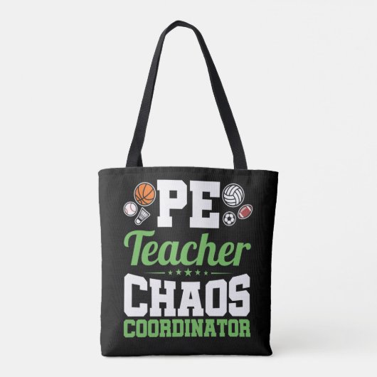 PE-coördinator leerstoel Tote Bag (Achterkant)
