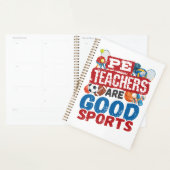 PE-docenten zijn goede sporters en leraren Planner (Display)