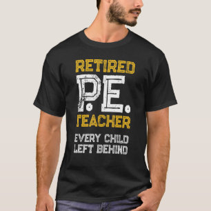 PE Fysieke Onderwijs Leraar links T-shirt