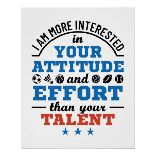 PE Leraar Fysieke Onderwijs Aanwezigheidsgraad Perfect Poster