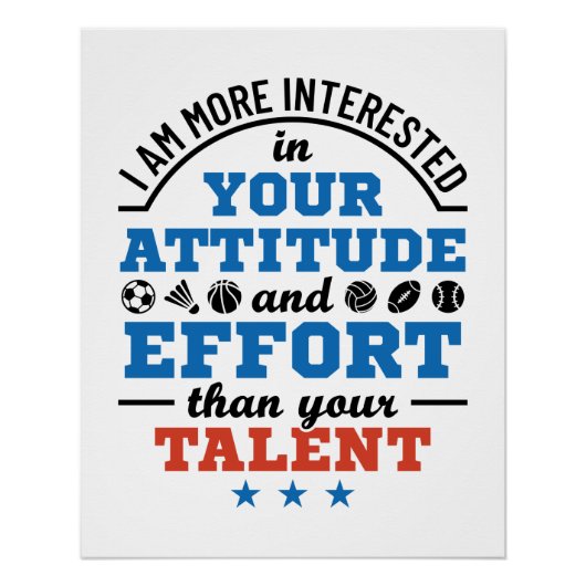 PE Leraar Fysieke Onderwijs Aanwezigheidsgraad Perfect Poster (Voorkant)